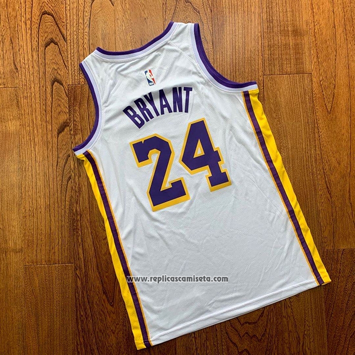 Camiseta Los Angeles Lakers Kobe Bryant #24 Association 2018 Blanco
